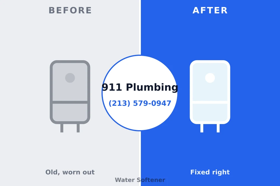 Before and after: plumbing repair Bradford, RI